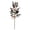 MulticolorD, variant on Poinsettia Floral Stem, Christmas Vase Pick, Poinsettia Bloom with Berries Pinecones and Greenery, For Vase Wreath Tree and Tabletop and Winter Botanical Accent
