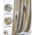 thumbnail image 3 of Dandelion Floral Blackout Curtains for Bedroom Living Room Darkening Curtains 63 Inches Long Country Spring Pastoral Flowers Plants Window Curtain 2 Panels Set Window Treatment Grommet Drapes 52"x63", 3 of 9