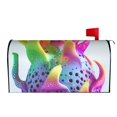 thumbnail image 3 of Fotbe Colorful Glitter Dagon Fruit Mailbox Covers Post Letter Box Cover Garden Decor Standard Size-21x18 in, 3 of 9