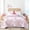 Pink Coral, variant on Coastal Quilts Bedding Set King Size - Summer Nautical Bedding Quilt with Pillow Cases, Beach Reversible Quilt Set Ocean Blue Seahorse Bedspreads Coverlet Soft Lightweight Comforter
