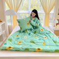 thumbnail image 3 of Thick Printed Multifunctional Lazy Quilt, 3 of 21