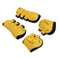 thumbnail image 1 of Bottes de Tendon de Cheval, Bottes de Protection de Cheval Réglables à l'Avant, Doublure Douce Bottes de Cheval de Protection pour Sauter Jaune Jeu de 4, 1 of 8