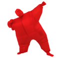 thumbnail image 1 of Disfraz inflable RHYTHMARTS de cuerpo entero para adulto, color rojo, 1 of 9