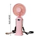 thumbnail image 2 of Portable Handheld Fan Rechargeable Mini Fan With Digital Display 3 Speed Small Fan For Travel Office Outdoor, 2 of 6