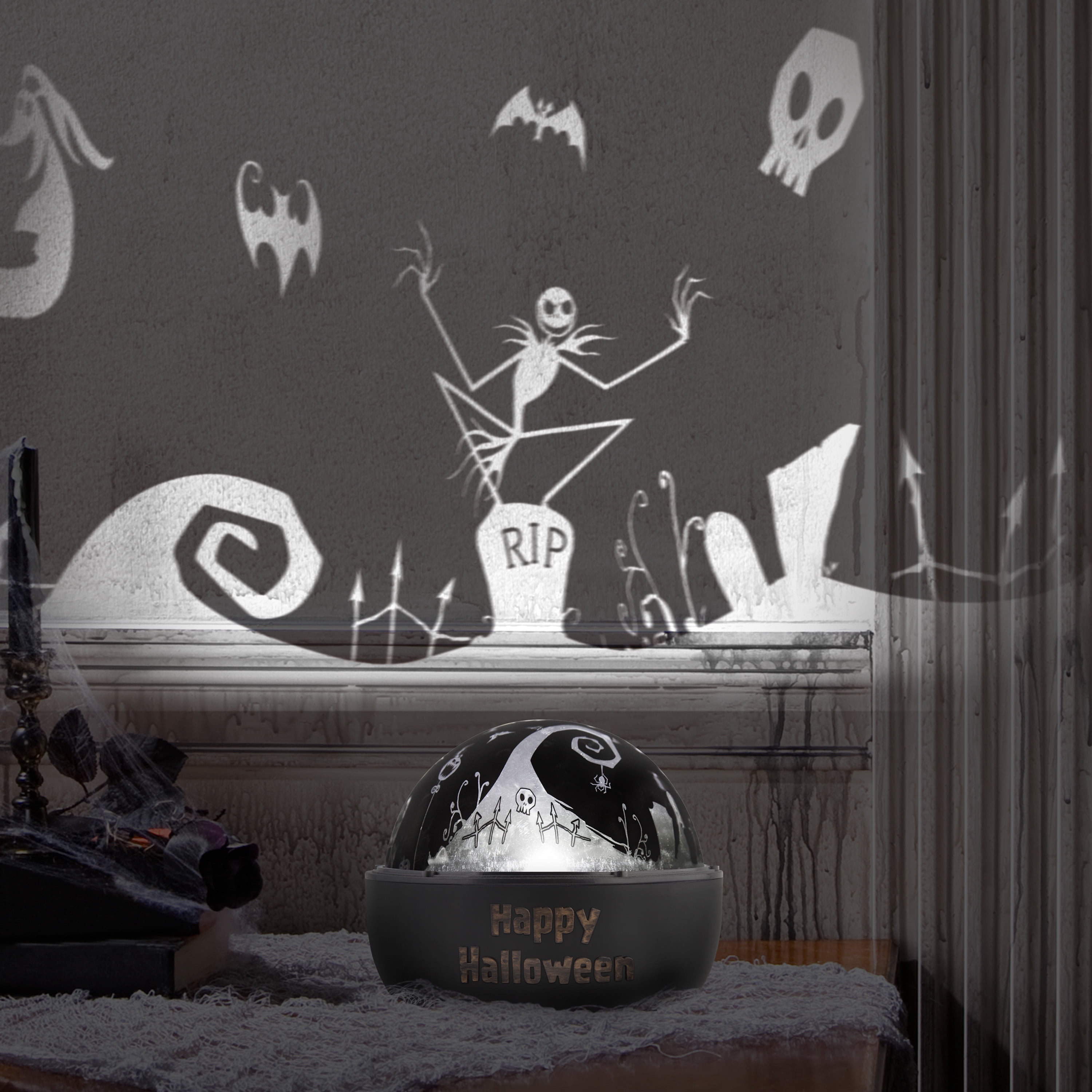 Disney Jack Skellington Halloween Projection Shadow Lights Holiday Lighting