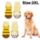 thumbnail image 1 of Calcetines para perros Calcetines antideslizantes para mascotas con refuerzo de goma Calcetines de punto para perros con suelas de tracción Protector de patas de perro para uso en interiores, 4PCS165, 1 of 7