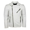 thumbnail image 7 of Mens Leather Jacket - Biker Leather Jacket For Men - Lightweight Slim Mens Leather Motorcycle Jackets Black Real Lambskin, 7 of 7