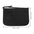 thumbnail image 2 of unbranded Delantal Negro Cuerpo Con Bolsillos Ajustable Para Cocina Y Restaurante, 2 of 8