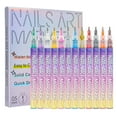 thumbnail image 3 of 12 Colors Nail Art Pens Set, Nail Art Markers for Gel Nails, Nail Art Pens for Painting Nails, DIY Manicure Tools, Nail Art Pens for Kids, Birthday Holiday Gifts for Women (E), 3 of 8