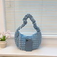 thumbnail image 3 of Bolso de mano a cuadros para mujer, correas de hombro ajustables suaves, Bolso de citas diario a la moda, 3 of 8
