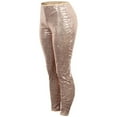 thumbnail image 6 of Tejiojio Fall Women Plus Size Shiny Sequin Slim Leggings Pants Ladies Sexy Clubwear Trousers, 6 of 7