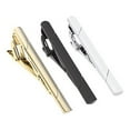 thumbnail image 3 of Delix 3pcs Tie Clips For Men Tie Clip For Wedding Anniversary Business Daily Life, 3 of 8