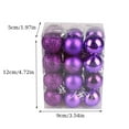 thumbnail image 7 of KCEHTA 24Pcs Christmas Ball Ornaments for Xmas Christmas Tree, 30mm/1.18" Plastic Shatterproof Christmas Tree Ball Ornaments for Holiday Wedding Party Decoration, 7 of 7