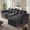 Black, variant on EnHomee Modular Sectional Sofa for Living Room Cloud Sofa Couch with Soft Chenille Fabric 3 Seat Sofa Couches, White