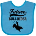 thumbnail image 3 of Inktastic Future Bull Rider Rodeo Riding Boys Baby Bib, 3 of 4