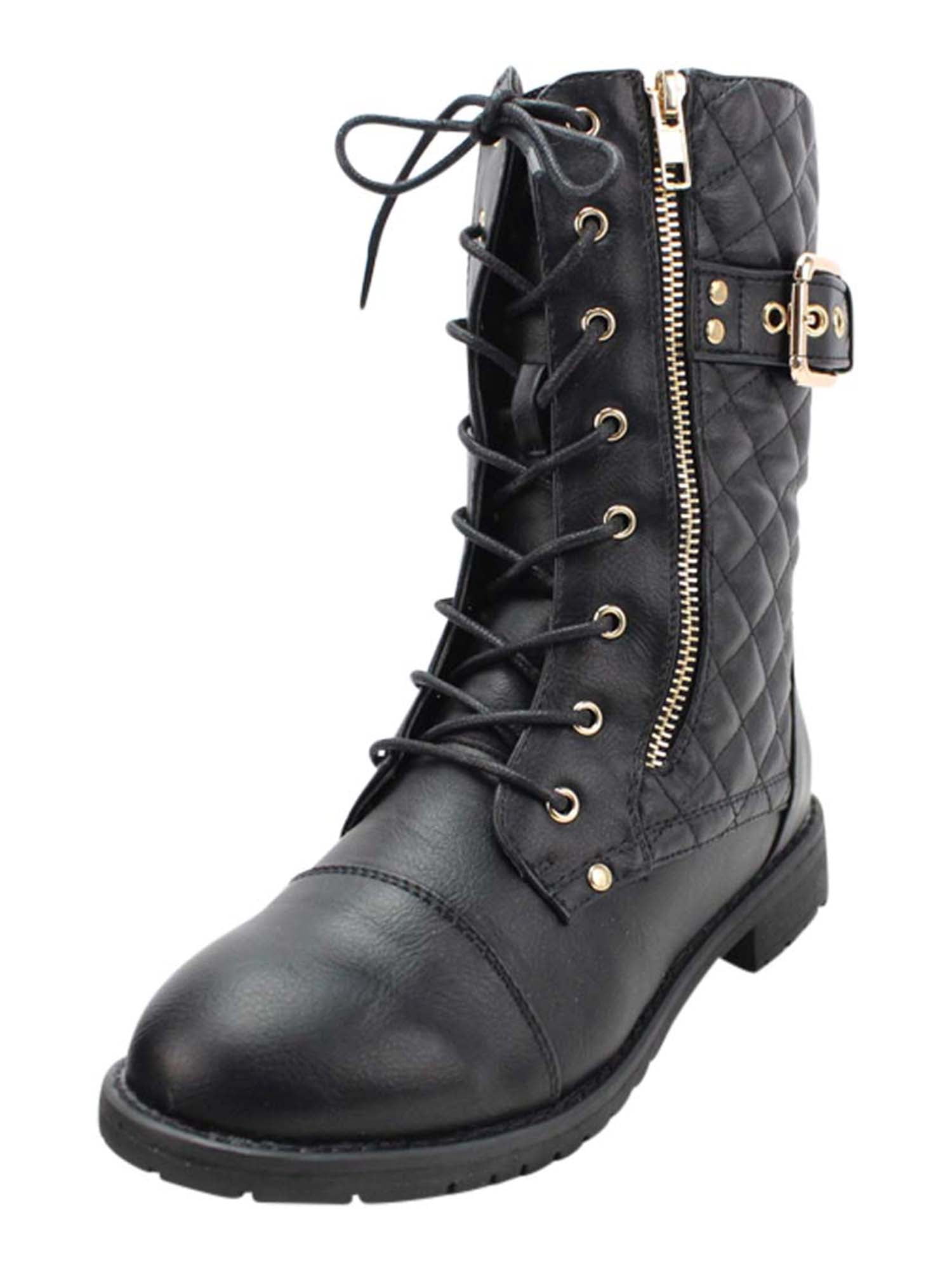 luxury combat boots womens