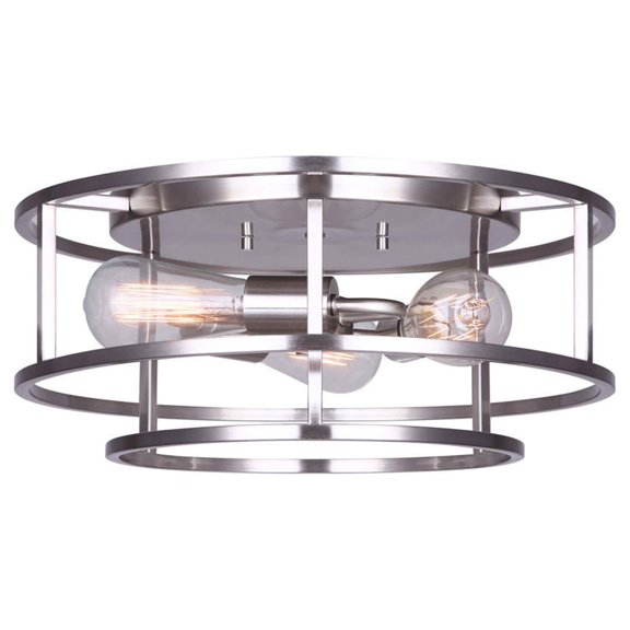 Canarm IFM757A16BN Flush Mounts Brushed Nickel Luca Brushed Nickel