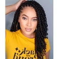 thumbnail image 4 of WEIF-Passion Twist Hair 14 Inch Pre-twisted Passion Twist Crochet Hair for Women Pre-looped Water Wave Crochet Braids Bohemian Curly Crochet Hair Synthetic Hair Extensions 8 packs 1B, 4 of 4