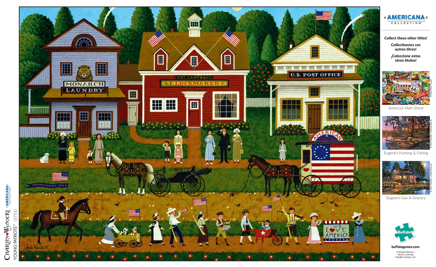 "nantucket 4th of July" Charles Wysocki 1000 PC Jigsaw Puzzle 2002 for sale online 