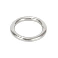 thumbnail image 2 of 10x Anillos Reemplazo 304 Accesorio de Acero Inoxidable Conector Hebillas para Bolso Bolso Correa Correa para Perro Cuero Artesanía Es 5x60mm Sunnimix junta tórica soldada, 2 of 6