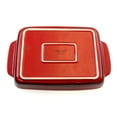 thumbnail image 2 of Crock-Pot Artisan 4-Quart Stoneware Bake Pan, Red, 2 of 8