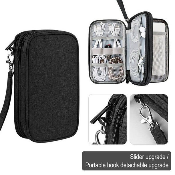 Xihbxyly Dia Del Primer Ministro Funda Protectora para Disco Duro de Energía Estuche Protector para Carga de Disco U Estuche Protector para Auriculares Cable de Datos Bolsa de Almacenamiento de Acces