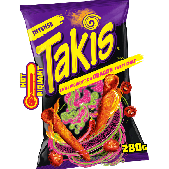 Takis® Dragon Sweet Chili Rolled Tortilla Chips, 280 g