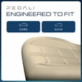 thumbnail image 3 of Pedali Strada Vegan Leather Seat Covers with Headrest Covers, 2-Piece, Tan, Airbag Compatible, Extra Padding for Most Cars, SUVs and Crossovers, 3 of 8