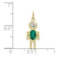 thumbnail image 3 of FB Jewels 10K Yellow Gold May Boy Birthstone Charm, 3 of 3