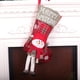 thumbnail image 4 of Monstrate Medias de Navidad de gran tamaño, calcetines de invierno, aperitivos de pierna larga, contenedor de felpa corto, bolsa de regalo, Kits de decoración para fiestas Muñeco de nieve, 4 of 6