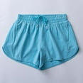 thumbnail image 6 of Girls Butterfly Shorts Casual 2 in 1 Zipper Pockets Girls Athletic Shorts High Waisted Drawstring Soccer Short Pants, 6 of 7