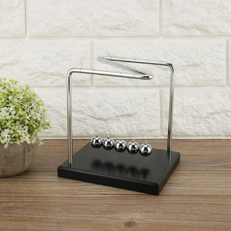 Topincn Newtons Cradle Pendulum Balance Balls Z Shape Newtons