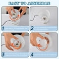 thumbnail image 4 of Touch Control Table Lamp with LED Bulb Bedside Lamp for Bedroom Living Room Cute Unicorn, 4 of 8