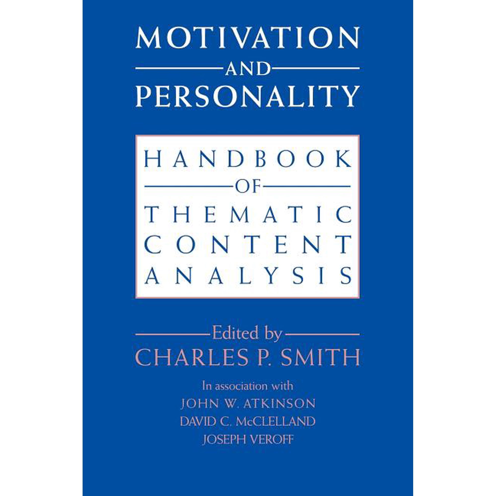 Motivation and Personality (Paperback)
