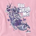 thumbnail image 2 of Looney Tunes You Sleigh Me Women's T Shirt, Pink, Small, 2 of 6