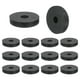 thumbnail image 1 of 14 Pcs Espaciador de Goma Multiusos, 10mm ODx35mm IDx15 mm Grosor Aislamiento Antivibración para Hogar y Autos (Negro), 1 of 7