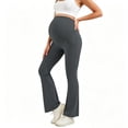 thumbnail image 5 of Lvshlubb Maternity Leggings High Waisted Over The Belly Pregnancy Active Wear Workout Yoga Pants Pregnancy Clothes for Women, 5 of 5
