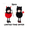 A+B, variant on QuanTara 2‑Pack Halloween Doll Ornaments – Angel & Devil Soft Hanging Decorations, Cute Tree Ornaments for Home, Party & Classroom, Red & Black Fabric Figures