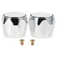 thumbnail image 1 of 1 juego de perillas de repuesto para agua fría y caliente para grifo de ducha y bañera, kit de reemplazo con vástago cuadrado, ideal para accesorios de baño y cocina., 1 of 5