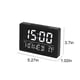 thumbnail image 3 of Xihbxyly Reloj Despertador Digital, Gran Pantalla Led, 6 Niveles de Brillo y Control de Volumen, Cargador Usb y Batería, Función de Repetición Ajustable, Ideal para Decorar El Dormitorio, Tamaño 13,4, 3 of 7