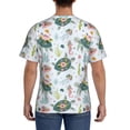 thumbnail image 2 of Naloa Turtle and Sea Life Men's T-Shirt Sport T-shirt Men's Basic Tee Casual Men's Shirt, Round Neck, Short Sleeves - Medium, 2 of 5