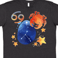 thumbnail image 4 of Inktastic Cancer Crab Constellation Zodiac Sign Illustration T-Shirt, 4 of 5