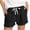 Black, variant on Conairie Women Workout Shorts Casual Loose Elastic High Waisted Gym Shorts Drawstring Comfortable Summer Lounge Shorts with Pockets Black L