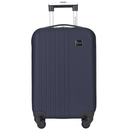 Travelers Club 20-Inch Hard Side Spinner Rolling Carry-on - Blue