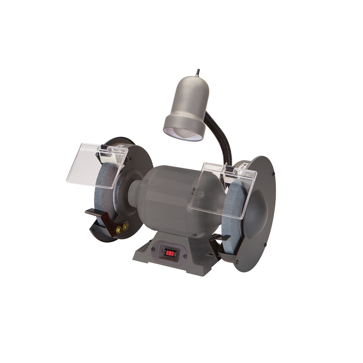 Bench Grinder with Gooseneck Lamp 