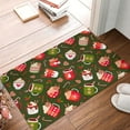 thumbnail image 6 of Bingfone red green coffee cup Door Mat 16"x24" Front Entrance Non-Slip Low Profile Washable for Entryway, 6 of 7