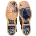 thumbnail image 2 of Tin Haul Mens Matrix Square Toe Cowboy  Casual Mid Calf Boots, 2 of 2