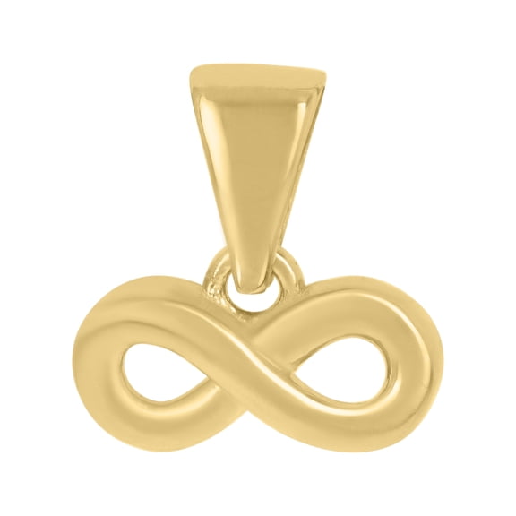 10kt Real Yellow Gold Womens Love Symbol Infinity Charm Pendant