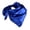 Blue, variant on Women Fashion Satin Square Head Scarf Lightweight Neckwear Bandana Neckerchief Hair Accessory Grey One Size
