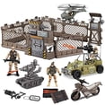 thumbnail image 1 of JOYIN Juego de juguetes de la base militar que incluye la base militar, vehículos militare JOYIN JOYIN, 1 of 2